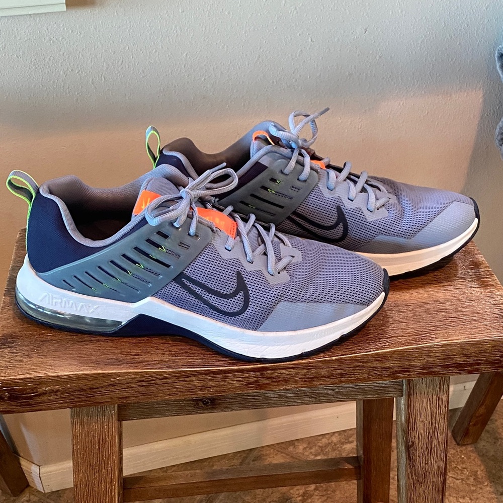 Nike Air Max Alpha Trainer 3 Gray and Orange Sneakers